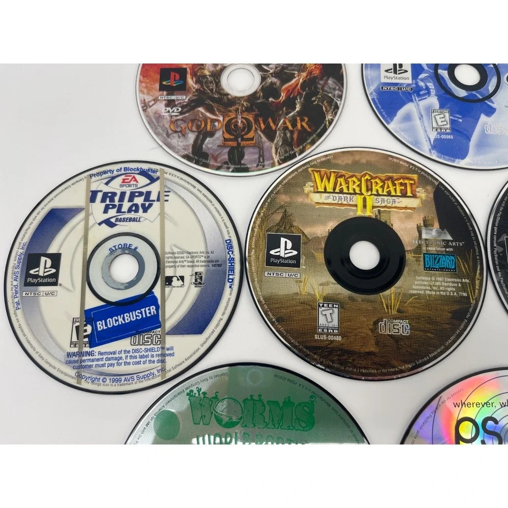 Lot of (7) PlayStation 1 Games - No shells - Games only
